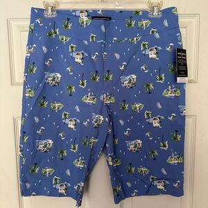 NWT Counterparts Blue Nautical Print Women’s Shorts